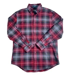 Pendleton Mason red plaid flannel shirt M